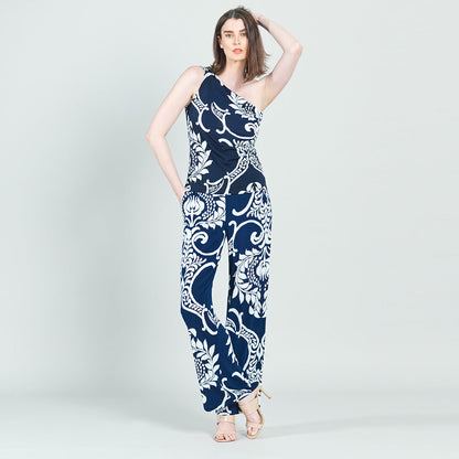 One Shoulder Top - Paisley Leaf - Final Sale! | Clara Sunwoo Featured