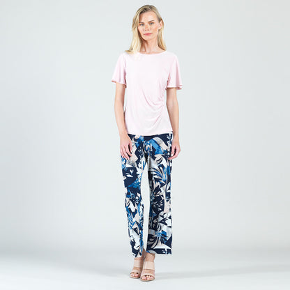 Side Cinched Flounce Sleeve Top - Rose - Final Sale! | Clara Sunwoo Popular