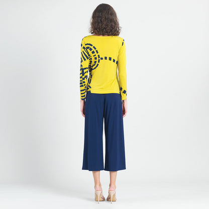 Side Tie Waist Top  - Track Line - Final Sale | Clara Sunwoo Signature