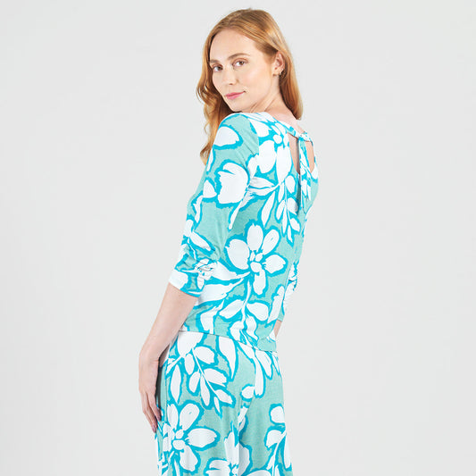 Reversible Back Tie Top - Paradise Petal - Final Sale | Clara Sunwoo Exclusive