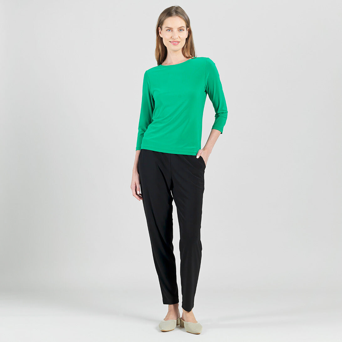 Reversible Back Tie Top - Emerald - Final Sale | Clara Sunwoo Featured