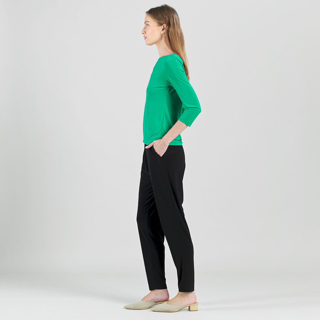Reversible Back Tie Top - Emerald - Final Sale | Clara Sunwoo Featured
