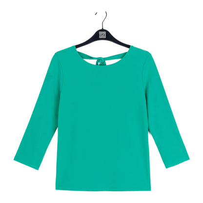Reversible Back Tie Top - Emerald - Final Sale | Clara Sunwoo Featured