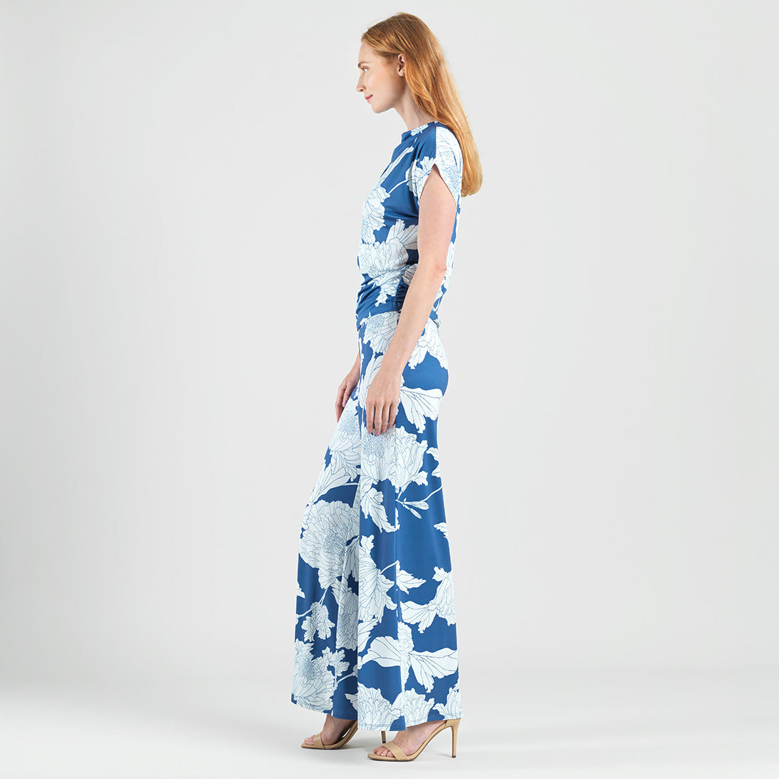 Butter Knit - Side Ruched Boat Neck Top - Mum Sketch - Final Sale | Clara Sunwoo Trusted