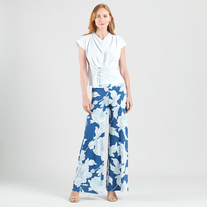 Drape Neck Loop Front Top - White - Final Sale | Clara Sunwoo Popular