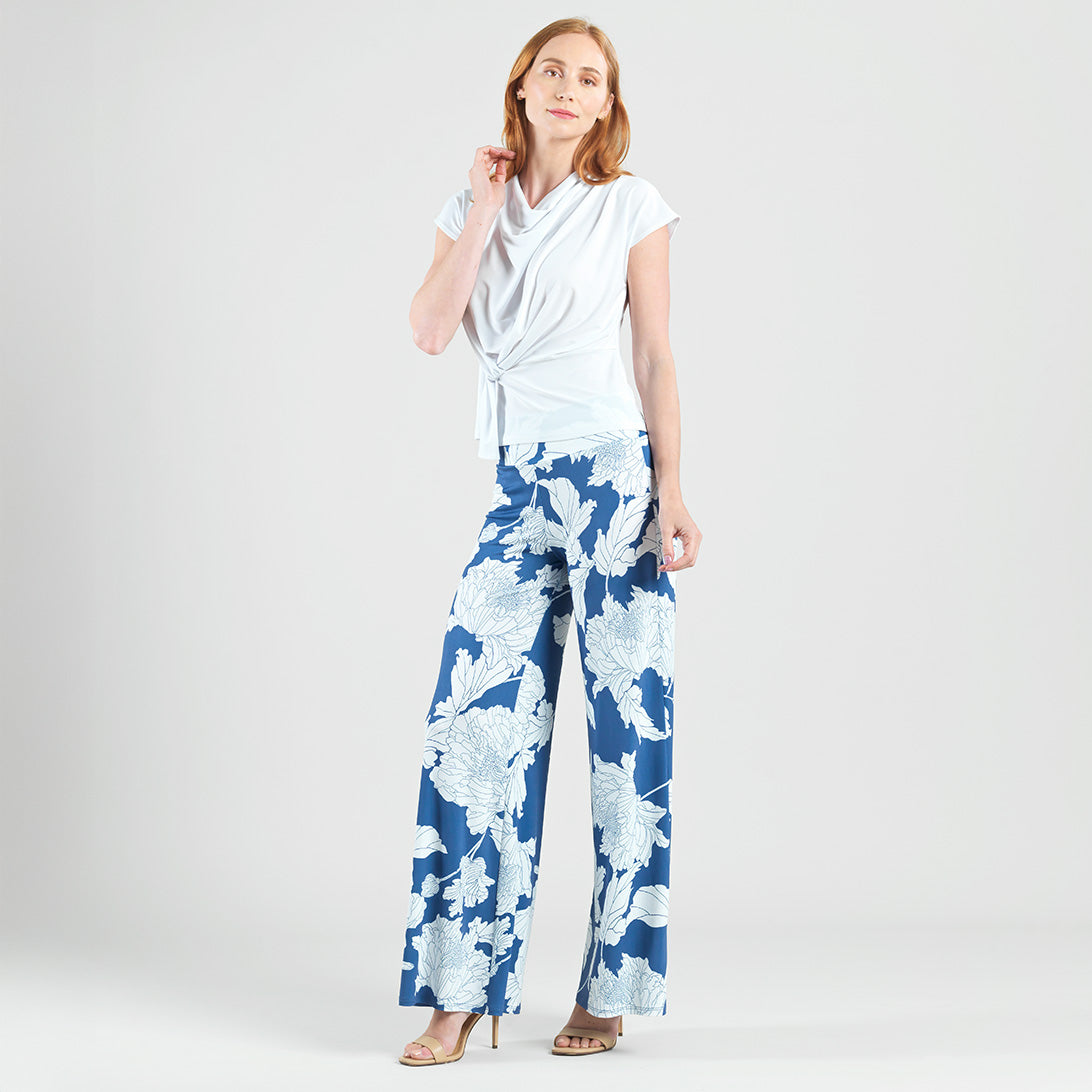 Drape Neck Loop Front Top - White - Final Sale | Clara Sunwoo Popular