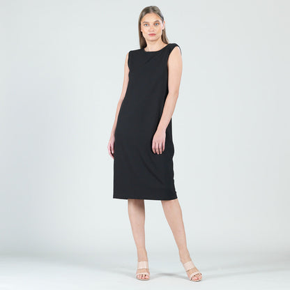 Modal Cotton - Reversible Cut Out Midi Dress - Black - Final Sale! | Clara Sunwoo Recommended