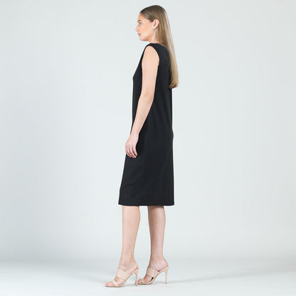 Modal Cotton - Reversible Cut Out Midi Dress - Black - Final Sale! | Clara Sunwoo Recommended