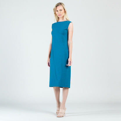 Modal Cotton - Reversible Cut Out Midi Dress - Teal - Final Sale! | Clara Sunwoo Trusted