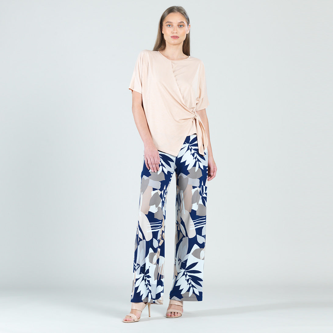 Peach Knit - Side Tie Wrap Top - Peach - Final Sale! | Clara Sunwoo Deals