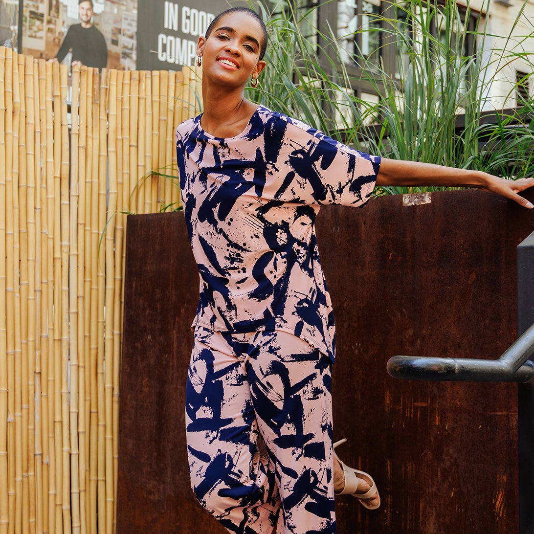 Loose Cut Hi-Low Top - Splash Stroke - Final Sale! | Clara Sunwoo Trending
