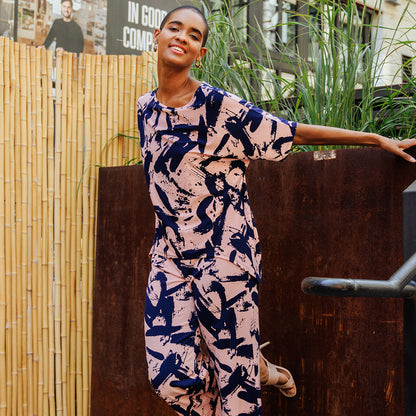Loose Cut Hi-Low Top - Splash Stroke - Final Sale! | Clara Sunwoo Trending