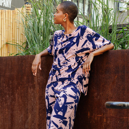 Loose Cut Hi-Low Top - Splash Stroke - Final Sale! | Clara Sunwoo Trending