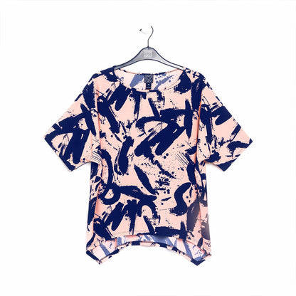 Loose Cut Hi-Low Top - Splash Stroke - Final Sale! | Clara Sunwoo Trending