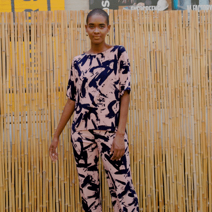 Loose Cut Hi-Low Top - Splash Stroke - Final Sale! | Clara Sunwoo Trending