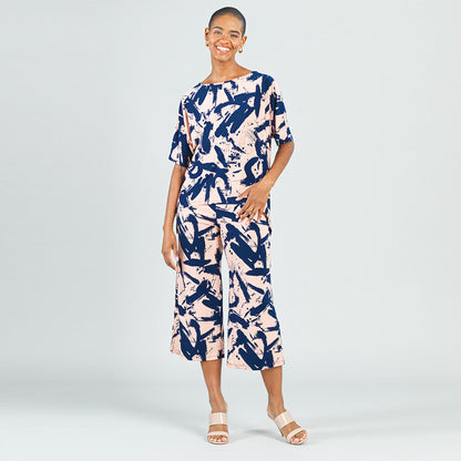 Loose Cut Hi-Low Top - Splash Stroke - Final Sale! | Clara Sunwoo Trending