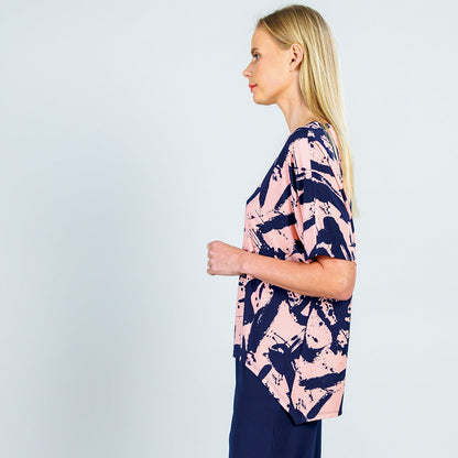Loose Cut Hi-Low Top - Splash Stroke - Final Sale! | Clara Sunwoo Trending