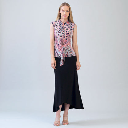 Sleeveless Center Front Tie Top - Boho Weave - Final Sale! | Clara Sunwoo Popular