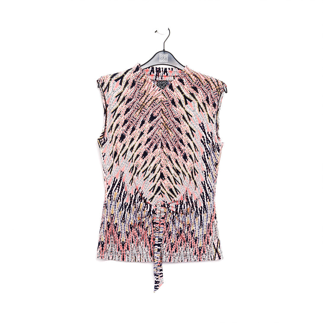 Sleeveless Center Front Tie Top - Boho Weave - Final Sale! | Clara Sunwoo Popular