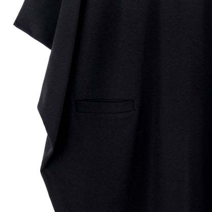 Rayon-Ponte Knit - Architectural Pocket Tunic - Black - Final Sale! | Clara Sunwoo Everyday