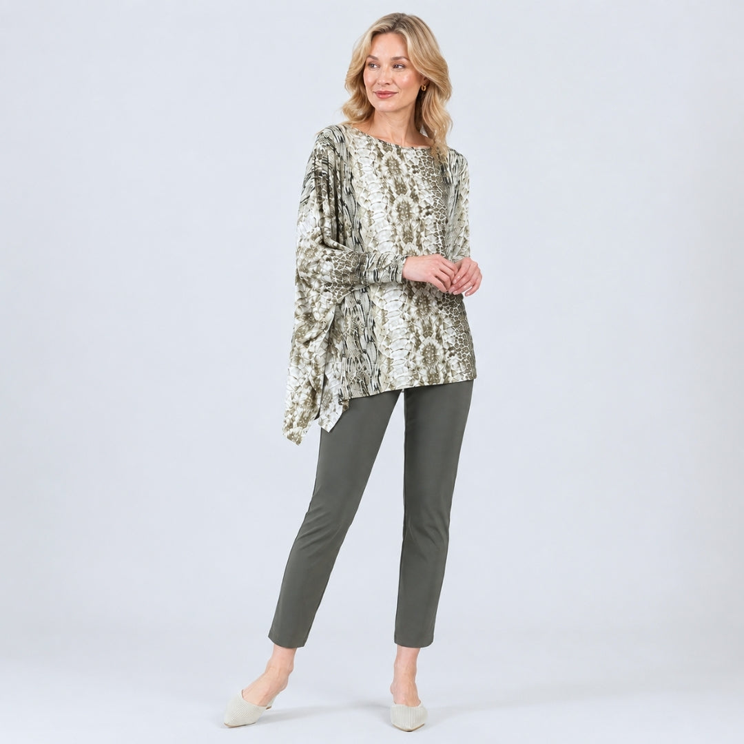 Poncho Sleeve Tunic - Python - Final Sale! | Clara Sunwoo Best Price