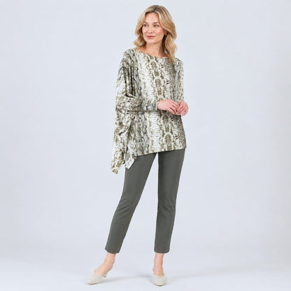 Poncho Sleeve Tunic - Python - Final Sale! | Clara Sunwoo Best Price
