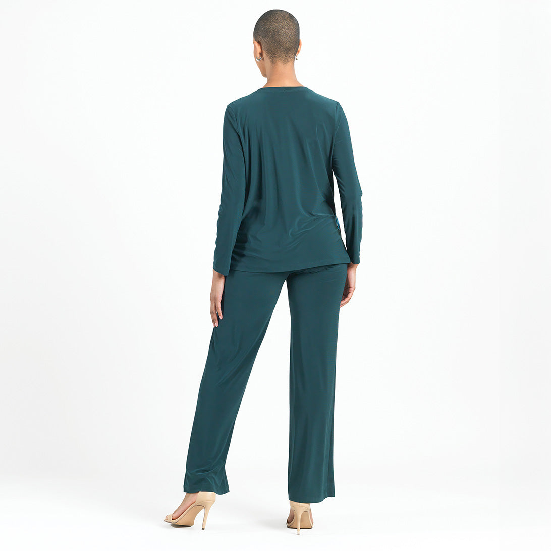 Blouson Overlay Side Tie Detail Top - Petal Sketch - Final Sale! | Clara Sunwoo Trending