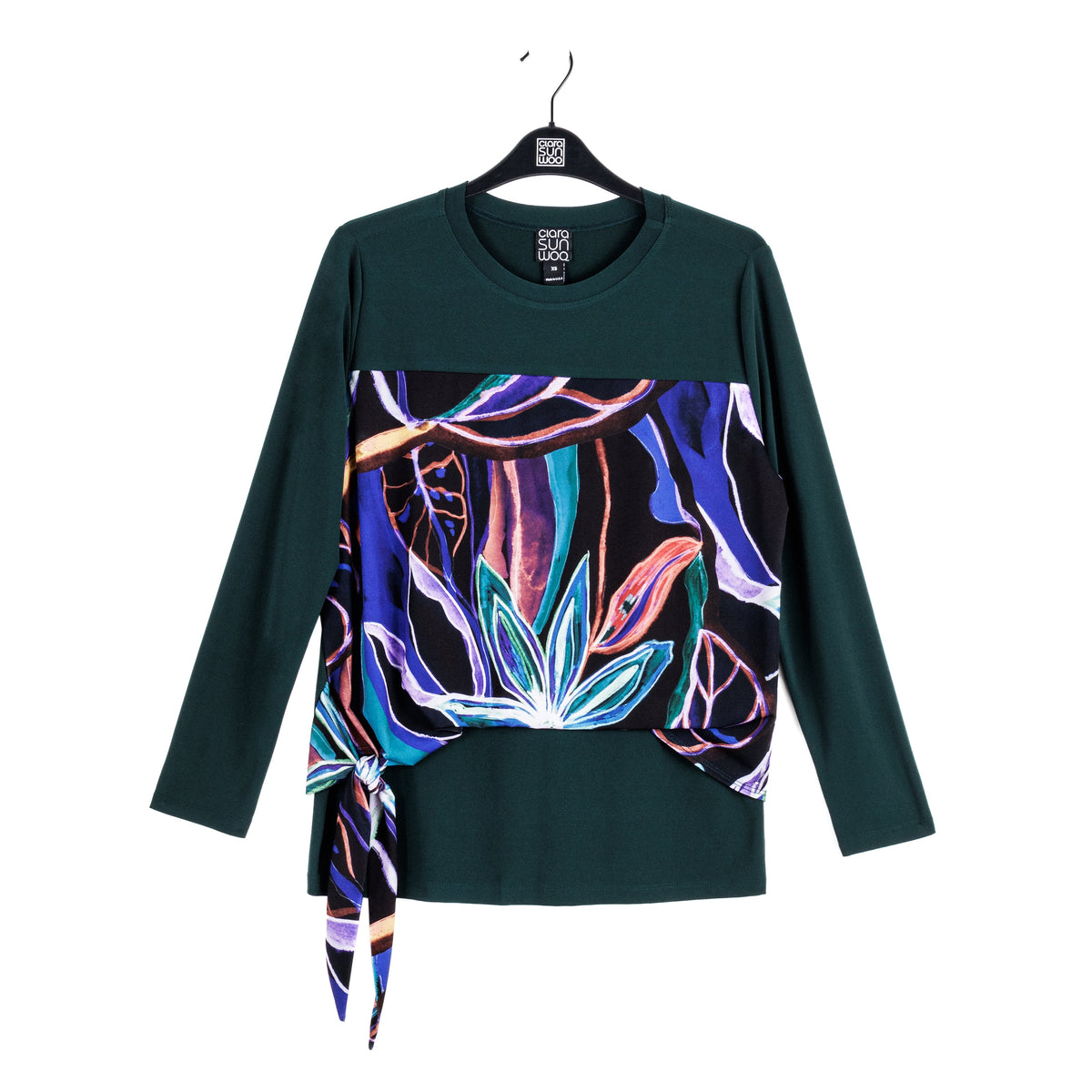 Blouson Overlay Side Tie Detail Top - Petal Sketch - Final Sale! | Clara Sunwoo Trending