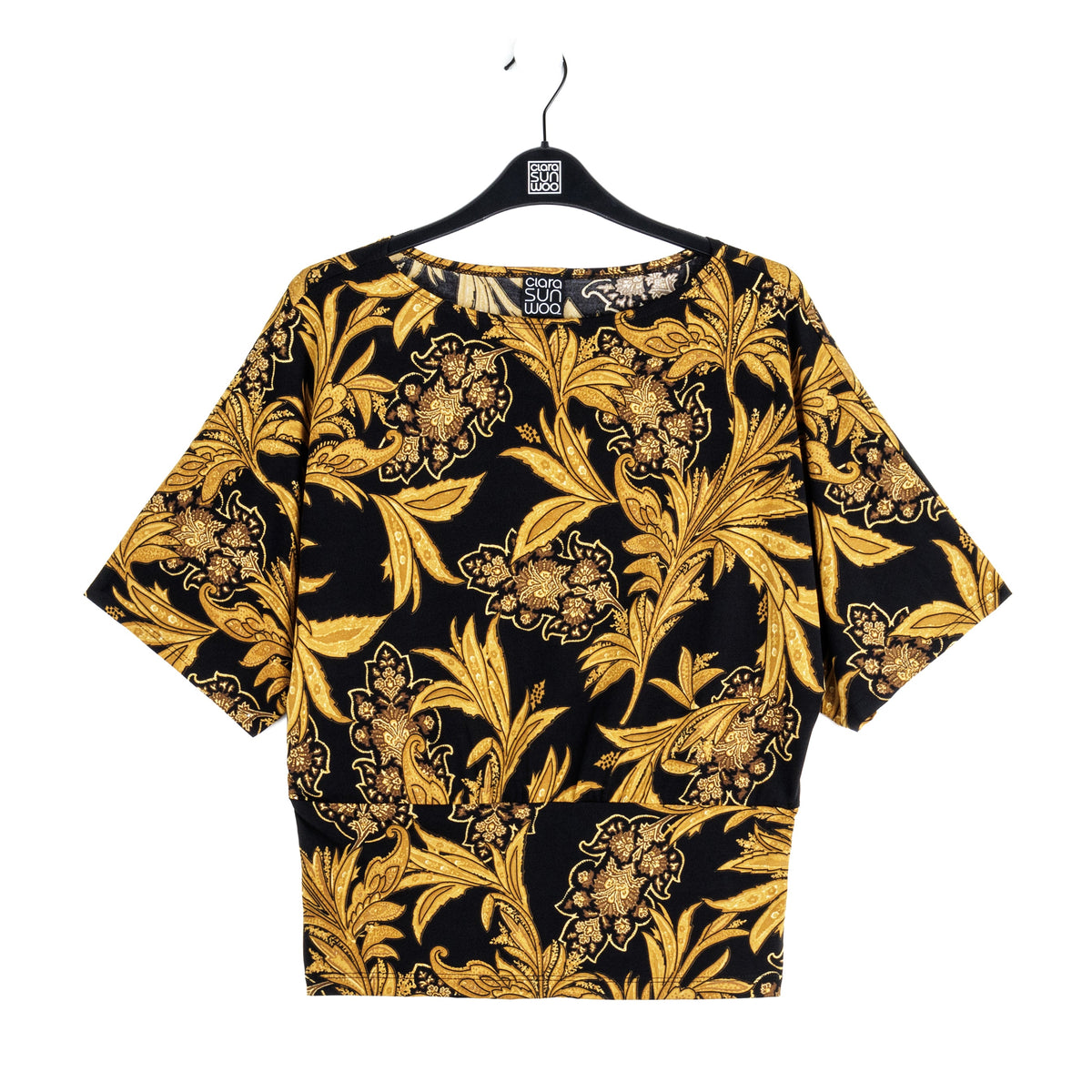 Dolman Half Sleeve Top - Baroque Paisley - Final Sale! | Clara Sunwoo Trusted