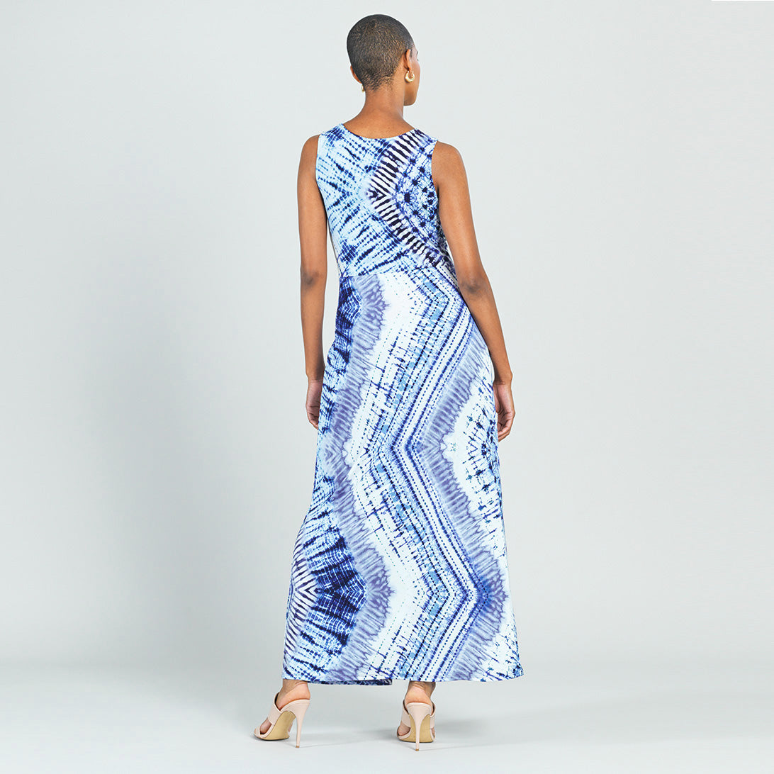 Center Slit Maxi Dress - Acid Wash - Final Sale! | Clara Sunwoo Customer Favorite