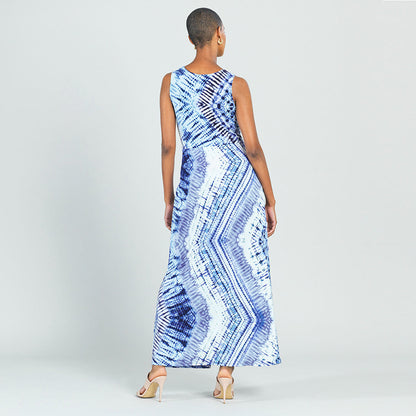 Center Slit Maxi Dress - Acid Wash - Final Sale! | Clara Sunwoo Customer Favorite
