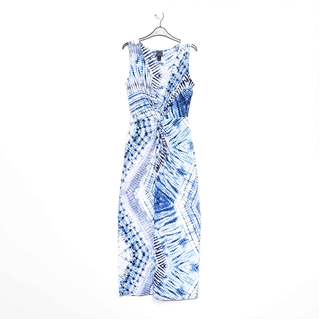 Center Slit Maxi Dress - Acid Wash - Final Sale! | Clara Sunwoo Customer Favorite