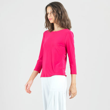 Reversible Back Tie Top - Hot Pink - Final Sale | Clara Sunwoo Trending