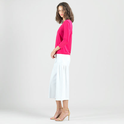 Reversible Back Tie Top - Hot Pink - Final Sale | Clara Sunwoo Trending