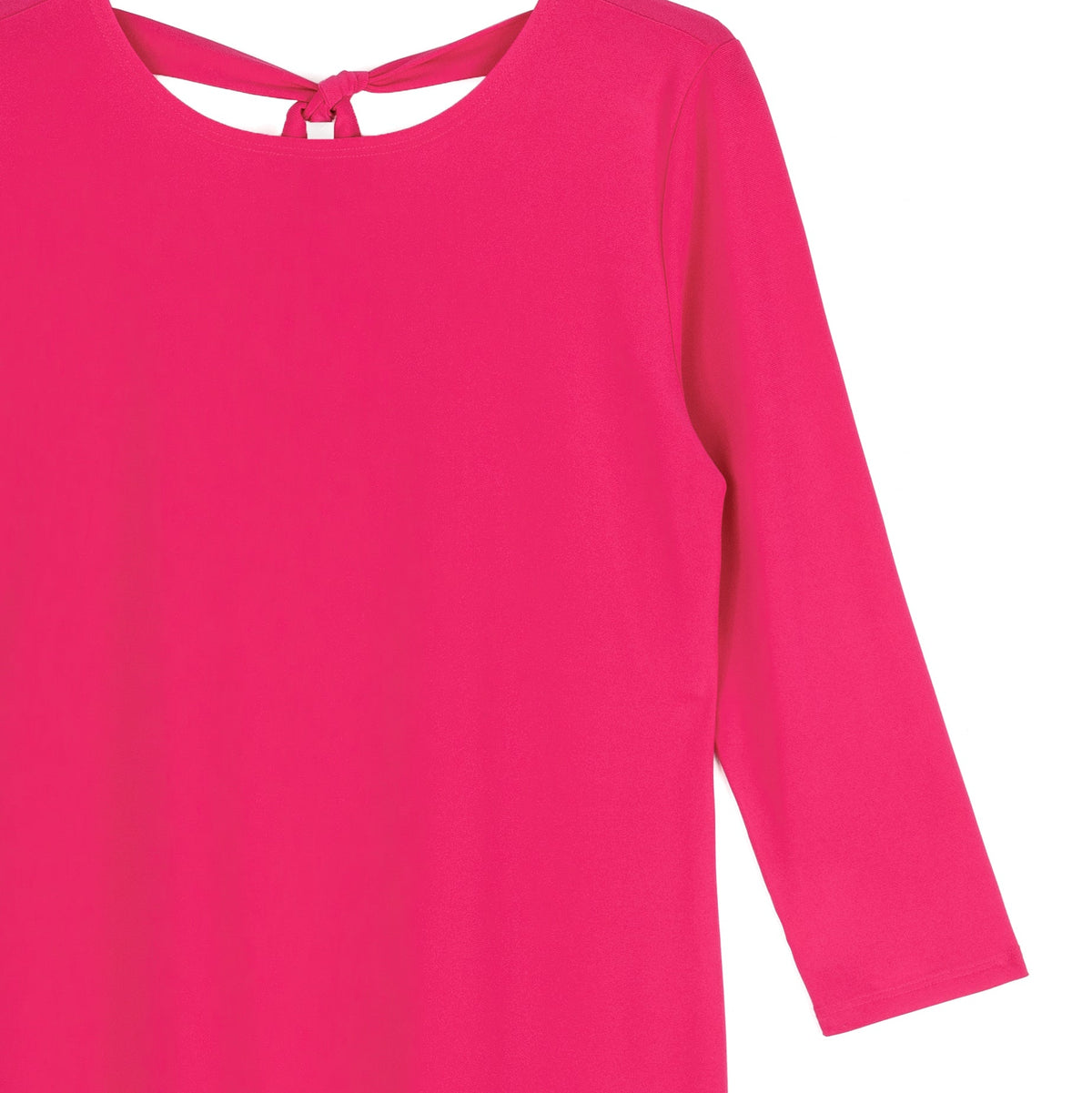 Reversible Back Tie Top - Hot Pink - Final Sale | Clara Sunwoo Trending