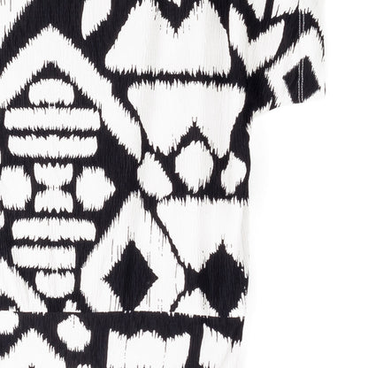 Crinkle Pleat Knit - Dolman Short Sleeve Top - Aztec - Final Sale | Clara Sunwoo Featured