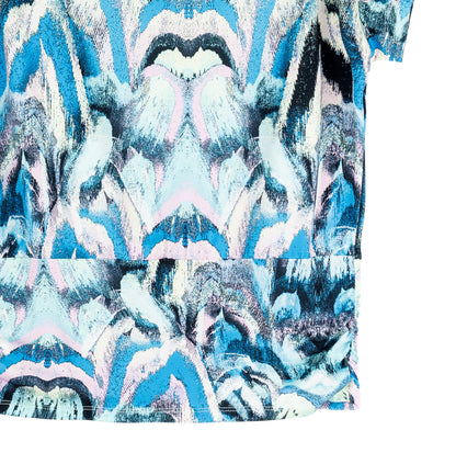 Side Ruched Boat Neck Top - Abstract Prism - Final Sale! | Clara Sunwoo Featured
