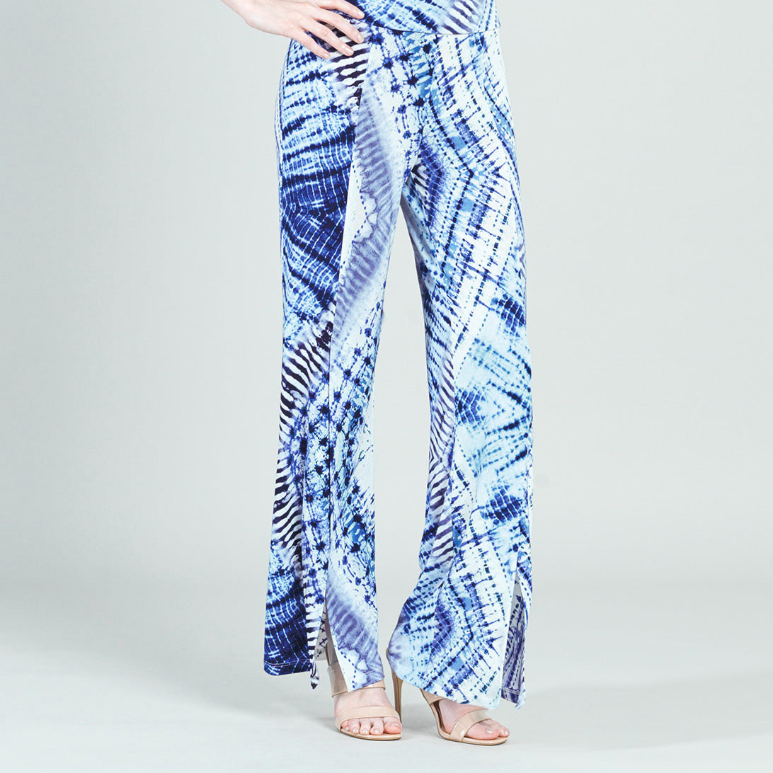 Kick Front High Slit Pant - Acid Wash - Final Sale! | Clara Sunwoo New