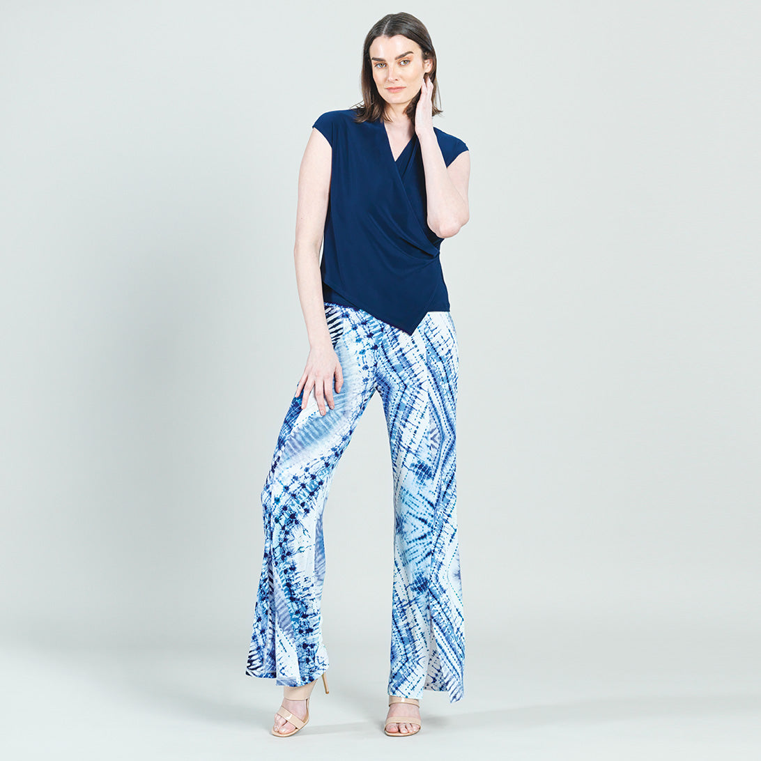 Kick Front High Slit Pant - Acid Wash - Final Sale! | Clara Sunwoo New