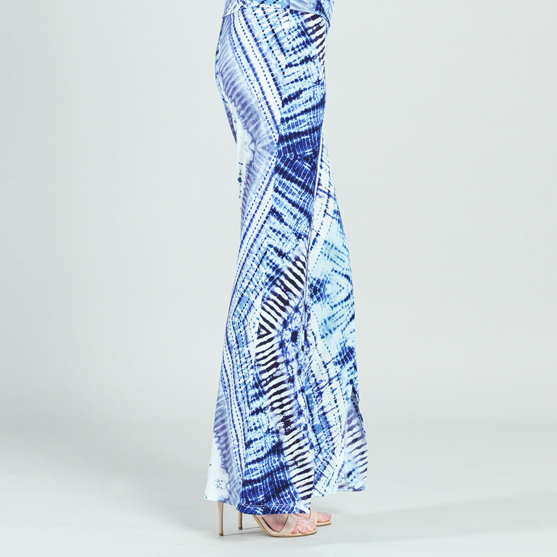 Kick Front High Slit Pant - Acid Wash - Final Sale! | Clara Sunwoo New