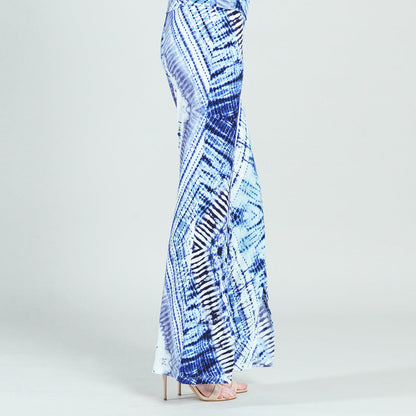 Kick Front High Slit Pant - Acid Wash - Final Sale! | Clara Sunwoo New