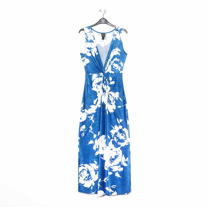 Crushed Silk Knit - Center Slit Maxi Dress - Dreamy Floral - Final Sale! | Clara Sunwoo Everyday