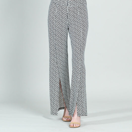 Kick Front High Slit Pant - Chain Ring - Final Sale! | Clara Sunwoo Quality