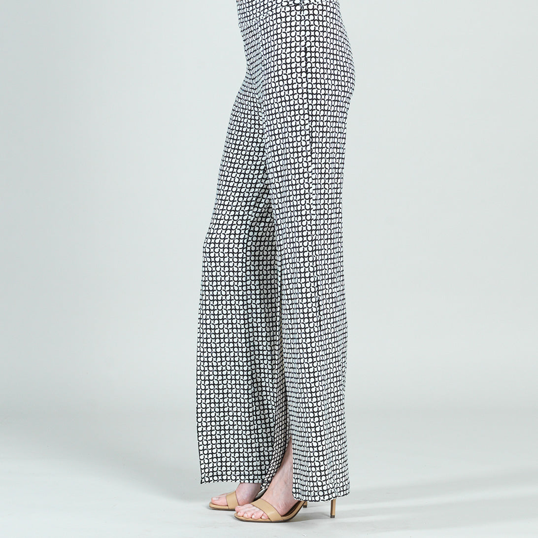 Kick Front High Slit Pant - Chain Ring - Final Sale! | Clara Sunwoo Quality