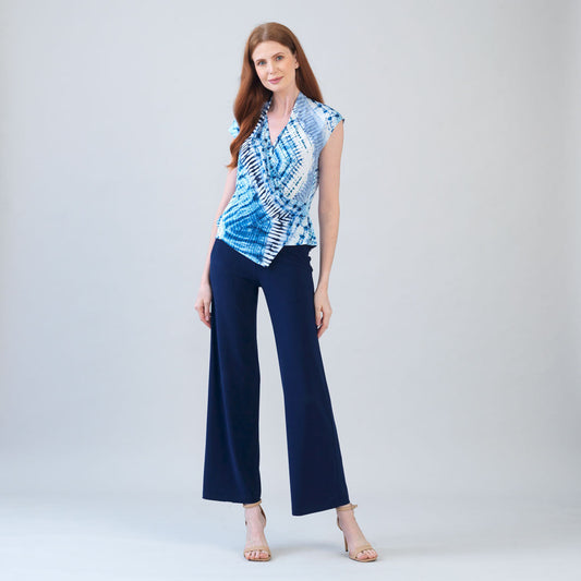 Crossover Faux Wrap Top - Acid Wash - Final Sale | Clara Sunwoo Discount