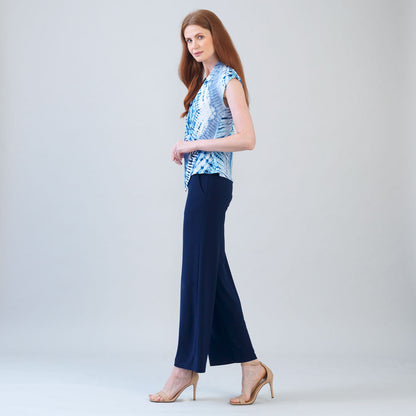 Crossover Faux Wrap Top - Acid Wash - Final Sale | Clara Sunwoo Discount
