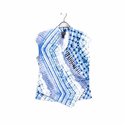 Crossover Faux Wrap Top - Acid Wash - Final Sale | Clara Sunwoo Discount