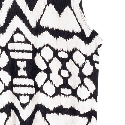 Crinkle Pleat Knit - Modern Jewel Neck Tank - Aztec - Final Sale! | Clara Sunwoo Featured