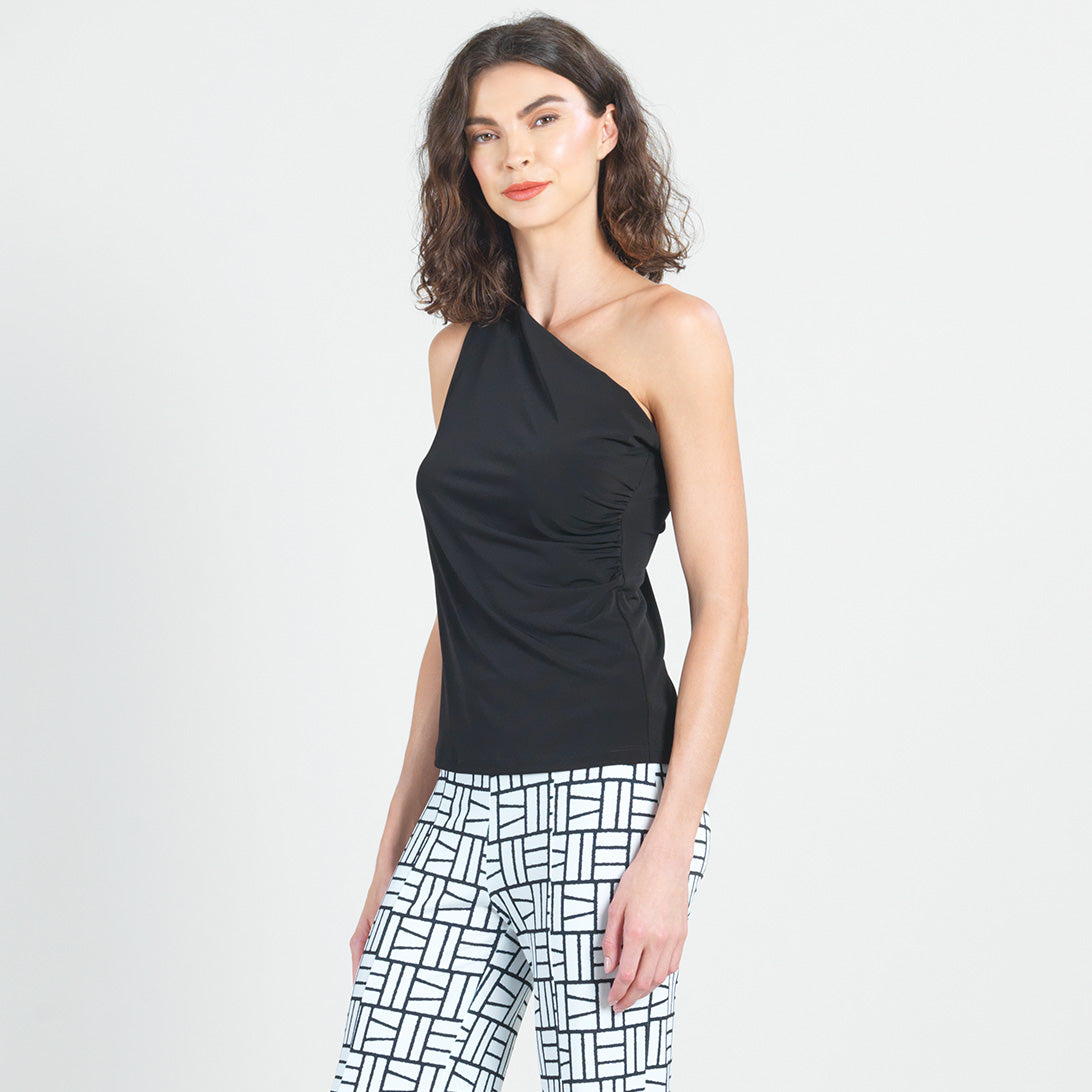 One Shoulder Top - Black - Final Sale! | Clara Sunwoo Special Offer