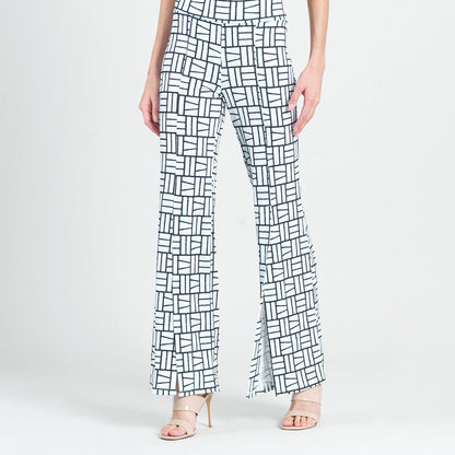 Kick Front High Slit Pant - Geo Rectangle - Final Sale! | Clara Sunwoo Everyday